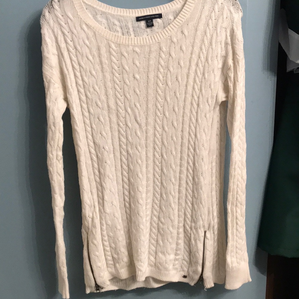 Cable knit sweater